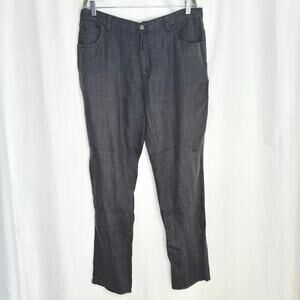 Michael M. Kors mens gray straight leg pants size 36 X 32